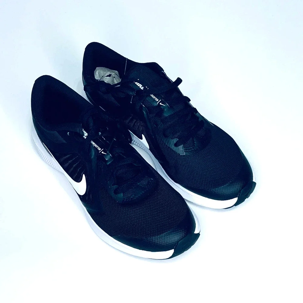 Nike Downshifter 10 Black White Tennis Shoe